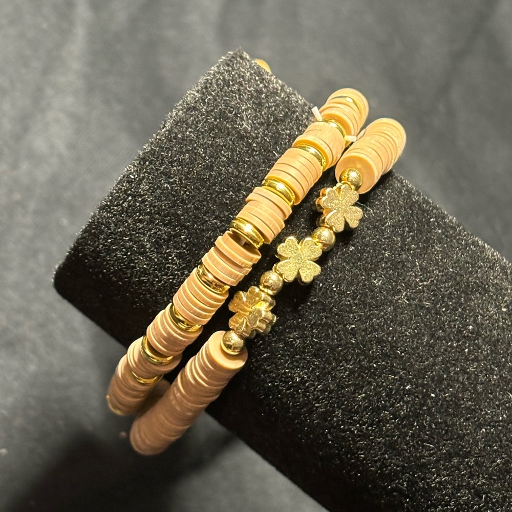 🐠 New handmade Clay mix beads bracelet